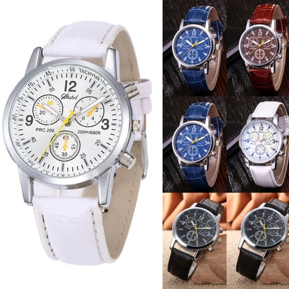 Resicozy Mens Watches Quartz Chronograph Wrist Watches for Men Fashion Business Work Casual Sport Dress Watch 2026 B