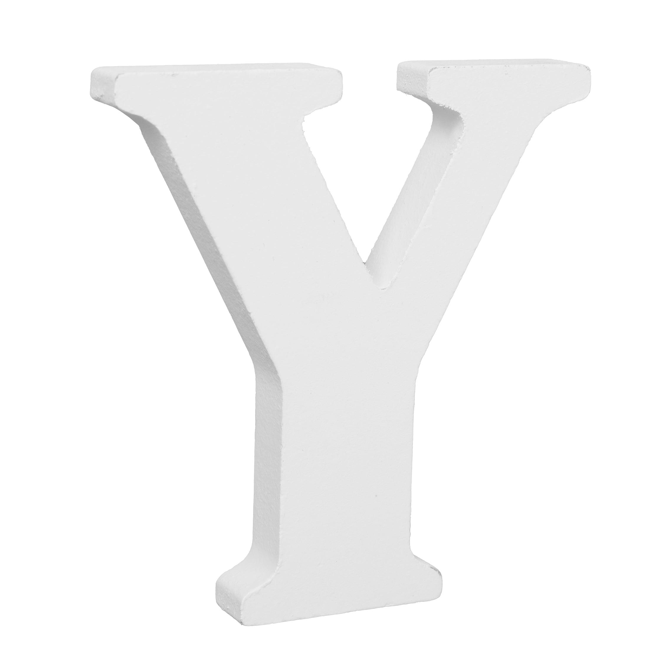Hello Hobby 3" White Wood Letter "Y"
