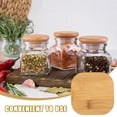 thumbnail image 3 of LITINKIMI 4pcs Canning Supplies Glass Jar With Lid Airtight Seal Light Brown, 3 of 6