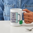thumbnail image 4 of CafePress - A Little Coffee & A Whole - 15 oz Ceramic Large White Novelty Mug, 4 of 6