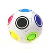 Tuscom Stress Reliever Rainbow Magic Ball Plastic Cube Twist Puzzle Toys