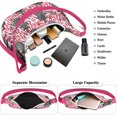 thumbnail image 3 of Pineapple Nylon Crescent Bag for Women Men Trendy, Medium Crossbody Dumpling Bags with Adjustable Strap Lightweight Travel Shoulder Tote Half Moon Hobo Bag, 3 of 5