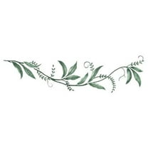 Willow Leaf Vine Wall Stencil 3025 by Designer Stencils