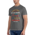 thumbnail image 4 of Dont Mess With-Me My Grandma Is Crazy Men'S Basic Short Sleeve T-Shirt Deep Heather 5x-Large, 4 of 5