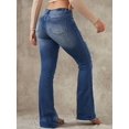 thumbnail image 3 of Vaqueros Flamingals, talle bajo, desgastados, corte ancho, pierna ancha, 4XL, 3 of 6
