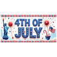 thumbnail image 3 of Decorative Design 4th of July Banner Patriotic Style Independence Day Party Decoration for Holiday Celebration Indoor Decoration Outdoor Event, 3 of 7
