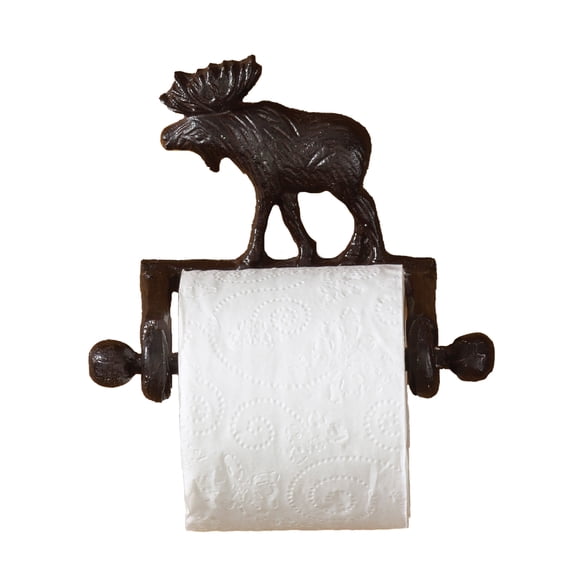 Park Designs Cast Moose Toilet Paper Holder