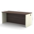 thumbnail image 2 of Bureau sans caisson 72L Prestige + de Bestar, chocolat blanc et antigua, 2 of 5
