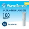 WaveSense iTest Ultra-thin Lancet 33G, Sterile - Box of 100