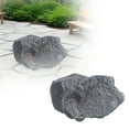 thumbnail image 3 of Lightweight Rock Cover - 12" Realistic Stone for Outdoor Decor, PU Foam Well Pump Cover, Landscape Rocks for Garden, Yard, Aquarium, and Patio Decoration, 3 of 6