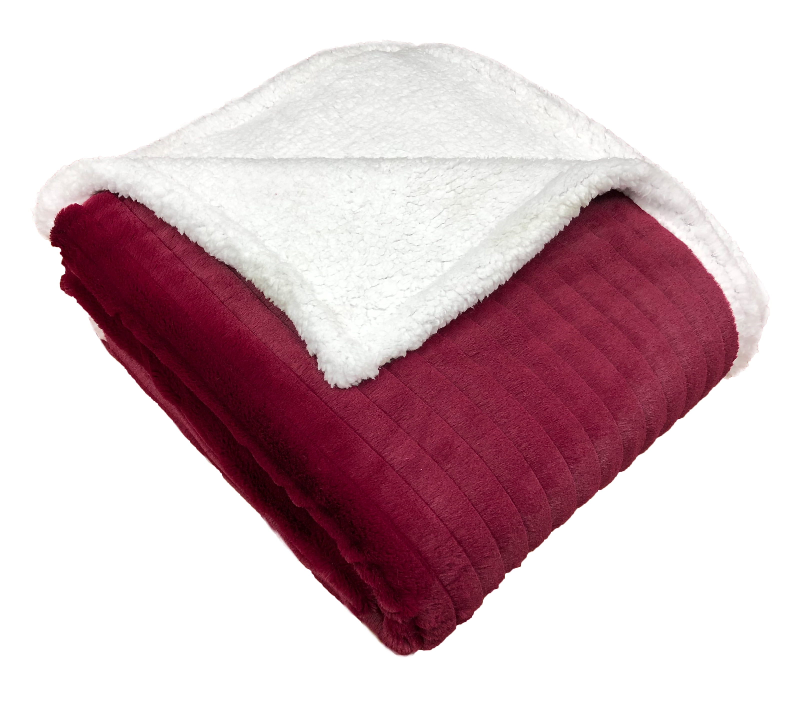 ugg blanket burgundy