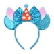 thumbnail image 1 of Diademas con orejas de Mickey Mouse para mujer, accesorios para el cabello fiesta, diadema de punto de Lilo de dibujos animados para niñas y niños, diadema con lazo de lentejuelas 2024, 1 of 5