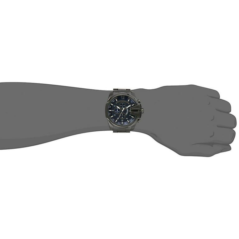 Men\'s Mega DZ4329 Blue Watch Diesel Chronograph Chief Dial