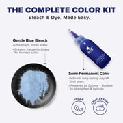 Splat Original Complete Kit, Semi-Permanent Hair Dye with Bleach, Blue Envy