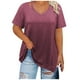 thumbnail image 1 of Camisetas Casuales de Manga Corta Cuello Redondo Sólido, Blusa de Moda de Verano Y Primavera de las Mujeres, 1 of 7