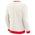 thumbnail image 3 of Men's Darius Rucker Collection by Fanatics  Cream Chicago Blackhawks Colorblock Pullover Sweatshirt, 3 of 6
