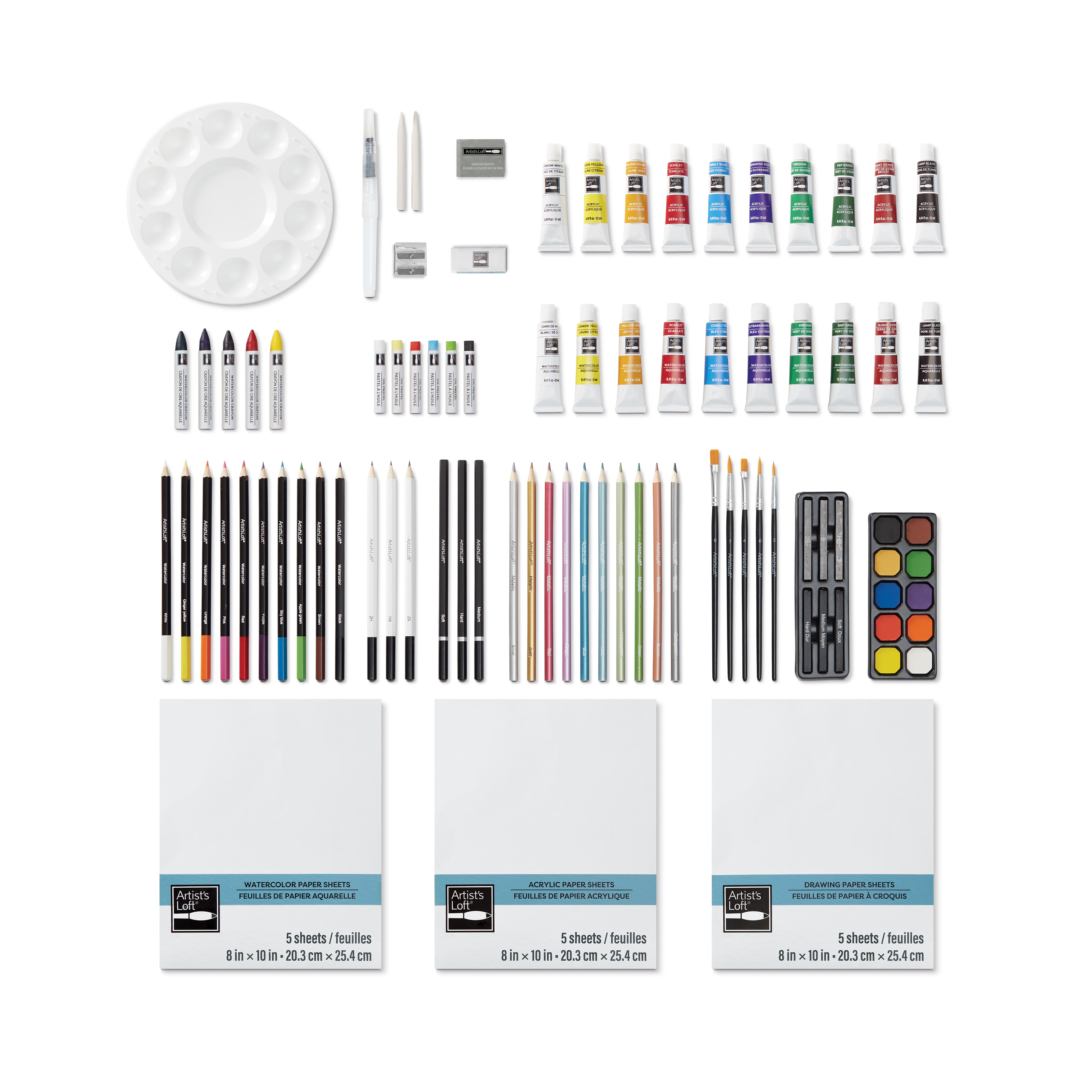 Artist's Loft 100 Piece Mixed Media Art Set - 6 Pack