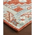thumbnail image 6 of TOWN & COUNTRY LUXE Livie Forever Vintage Everwash® Washable Multi-Use Decorative Rug with Non-Slip Backing, Rust/Ivory, 24"x72", 6 of 10