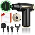 thumbnail image 1 of Pistola de Masaje Muscular Portátil Mini Masajeador de Tejido Profundo Black con 4 Cabezales para Re, 1 of 14