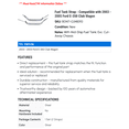thumbnail image 2 of Fuel Tank Strap - Compatible with 2003 - 2005 Ford E-350 Club Wagon 2004, 2 of 2