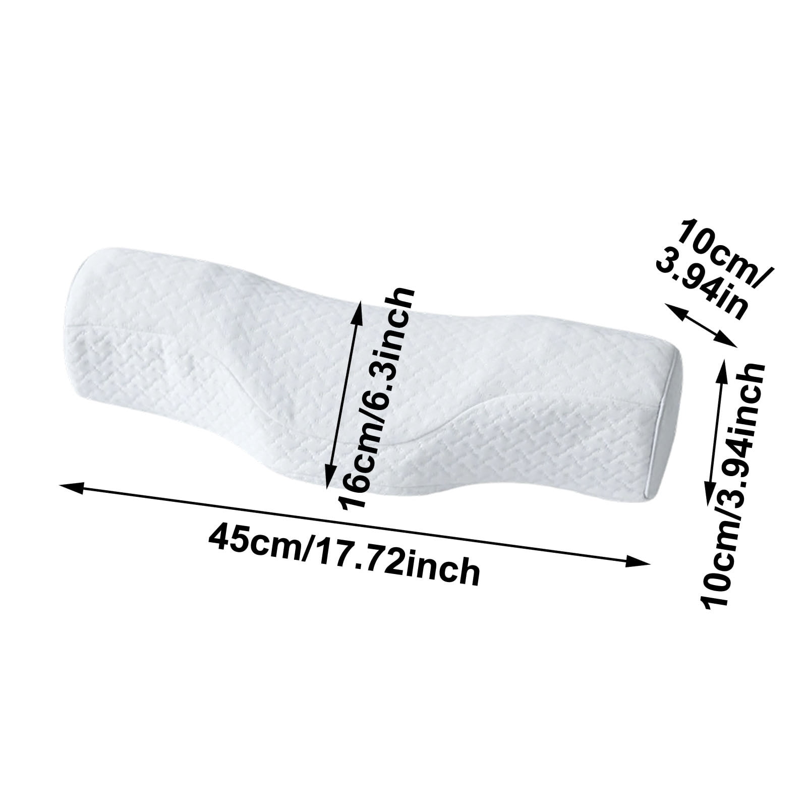 Memory Neck For Spinal Arch Care And Sleep Support Memory For Massage To Fatigue Satin Travel Pillowcase Throw Pillows Standard Pillowcase Covers with Zipper Silk Pillowcase Travel Size Stain