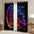 thumbnail image 2 of American Football Curtains, Sports 30%-50% Blackout Curtains Teen Sports Decor Curtains Sport Game Theme Bedroom Curtains Football Sports Room Decor Curtains,2 Panels 42"Wx90"L, 2 of 5