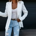 thumbnail image 4 of [BRAND] CLEARANCE!Fashion New Style Casual Suit European American Urban Collar Sleeves Cardigan Ladies Slim Small Suit Jacket, 4 of 6