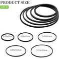 thumbnail image 2 of 5Pcs Aquarium Floating Plant Rings Fish Feeding Rings Set 5 Sizes Foam Floating Plant Corral Round Fish Feeder Rings Fish Plant Ring for Bettas Aquarium Accessories Black Black DIY, 2 of 9