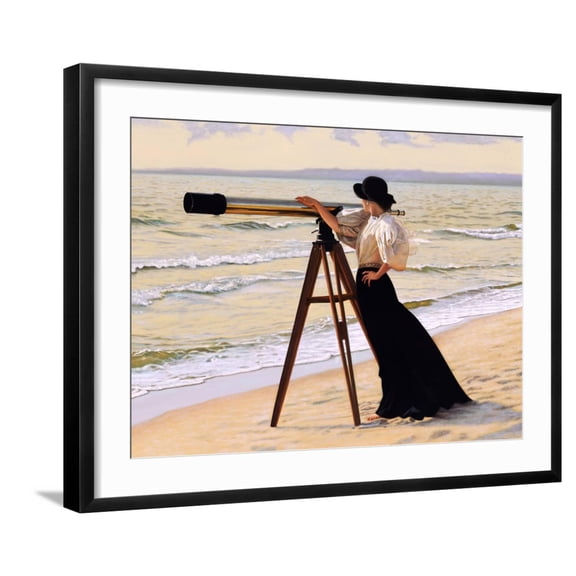 Art.com Outlook Art Print by Peter Quidley, Black Frame Wall Art, 29" x 23"