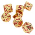 thumbnail image 1 of Polyhedral Dices, Sturdy Metal Dices Set Definite Number 7pcs Readability Different Shapes For Any Surfaces ANGGREK Otros, 1 of 8