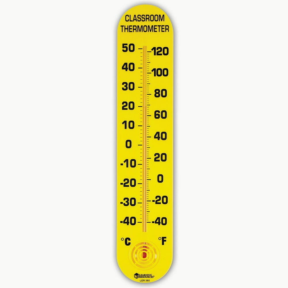 (3 EA) CLASSROOM THERMOMETER 15WX3W FAHRENHEIT/CELSIUS (3 EA) CLASSROOM THERMOMETER 15WX3W FAHRENHEIT/CELSIUS