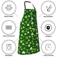 thumbnail image 5 of Kdxio Happy St. Patrick's day Apron with Pockets Adjustable Kitchen Aprons for Men Women Waterproof Aprons for Cooking,Drawing,Crafting, Baking Household Cleaning, 5 of 8
