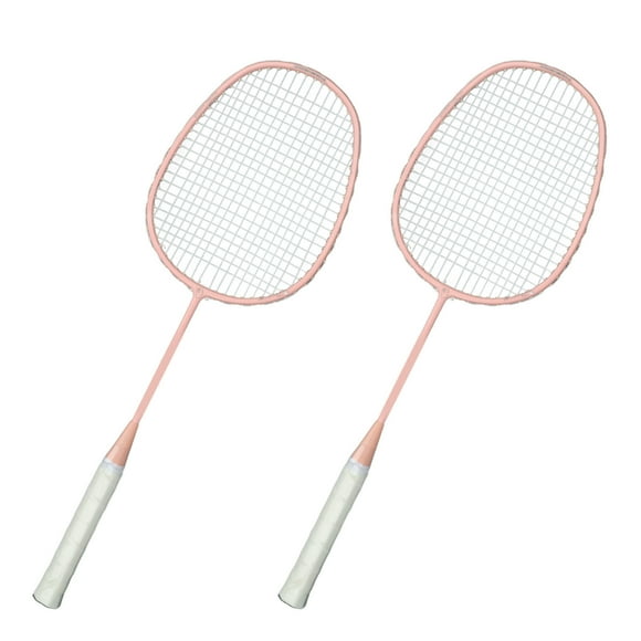 Professional Badminton Racket Set, Anti Skid Handle Sports Badminton Racket Wire Protector for Gymnasium