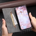 thumbnail image 6 of Allytechgroup Flip Case for Samsung Galaxy A16 5G with Credit Card Slot, RFID Blocking PU Leather Wallet Phone Shell with Kickstand Shockproof Back Cover Bumper for Women Men, Grey, 6 of 8