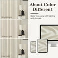 thumbnail image 4 of Galenzoov 40×84 inch 2 Panels Pinch Pleated Linen Curtains for Home, Light Filtering Airy & Privacy Protection Breathable Window Drapes for Bedroom, Living room, Office, Natural, 4 of 9