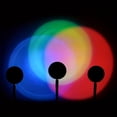 thumbnail image 5 of Sunset Lamp for Bedroom,App & Remote Control,180°Rotation RGB Color Changing LED Sunset Lamp Projector,Room Decor,Valentine's Day,Birthday,Wedding Gifts for Women, 5 of 8
