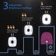 thumbnail image 5 of Gorro Bluetooth con luz y auriculares, unisex, de punto, para invierno, con linterna frontal, regalo tecnológico para hombres, mujeres, papás y esposos (rosa), 5 of 6
