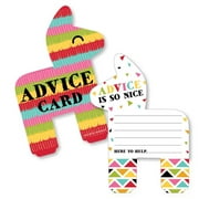 Fiesta Fun Pinata Advice Cards Set - 20 Unique Wish Cards for Baby Showers, Bridal Showers, and Bachelorette Parties - Perfect Activity for Memorable Celebrations