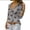 Gray, variant on LYMAYTER Women Fashion Shirts Summer Casual Butterfly Print Long Sleeve Lapel Button for Shirt Tops S-4XL