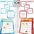 thumbnail image 2 of El juego de bingo de palabras Bambino Tree Sight Nivel 1 y 2 - Aprenda a leer vocabulario para jardín de infantes 1er grado - Listas de palabras de Dolch'S Fry, 2 of 5