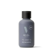 Pre Shave Oil for Men's Beard Care by Bevel, Shaving Cream Alternative with Castor Oil and Olive Oil, Helps Soften Hair and Protects Skin from Irritation, 2 fl oz.