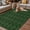 Green, variant on Black Golden Floral Outdoor Rug for Patio/Deck/Porch, Non-Slip Large Area Rug 3 x 5 Ft, Modern Abstract Art Spring Flowers Indoor Outdoor Rugs Washable Area Rugs, Reversible Camping Rug Carpet Runner