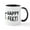 White/Black Inside, variant on CafePress - Happy Feet Penguin Mug - 11 oz Ceramic Mug - Novelty Coffee Tea Cup