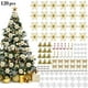 thumbnail image 1 of Flores artificiales brillantes YONGSHENG 120 unids/set decoración de árbol de Navidad, 1 of 5