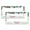 Pattern-172, variant on License Plate Frame 30 Years Together Custom Name Car Tags Frames Holder 2 PCS 30 Years Anniversary Mr And Mrs Gifts Quality Aluminum Metal License Plate Frames Fits All Car 12x6 Inch