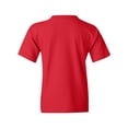 thumbnail image 3 of Youth Heavy Cotton Multi Color T-Shirt Color Red Large Size, 3 of 4