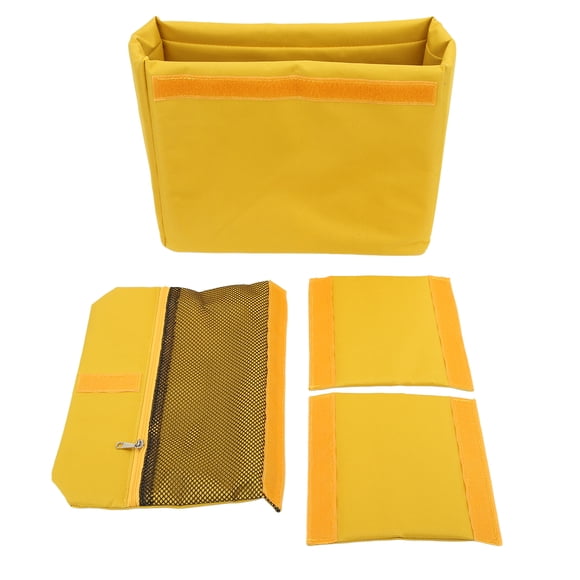 Camera Insert Bag, Nylon + Sponge Lightweight Shockproof Anti Wrinkle Waterproof Camera Insert Bag For SLR Camera And Lens Yellow,Gray