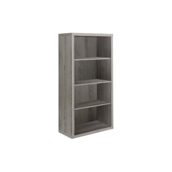 Living Room Display Shelves Bookshelf, Bookcase, Etagere, 5 Tier, 48"h, Office, Bedroom, Brown Laminate, Contemporary, Modern,Living Room Shelving Units