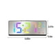 thumbnail image 3 of Reloj de pared digital con pantalla de temperatura y humedad | Reloj silencioso con pantalla a color y alimentación por USB/pilas para salón y dormitorio | Decoración moderna para el hogar, 3 of 8