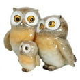 thumbnail image 3 of Forest Whimsical Mother Father Owls And Baby Owlet Family Trio Figurine, 3 of 9